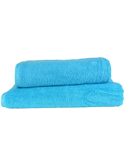 Bath Towel 70X140cm in aqua blue