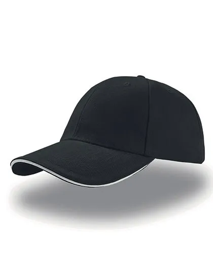 Liberty Sandwich Cap in black/white