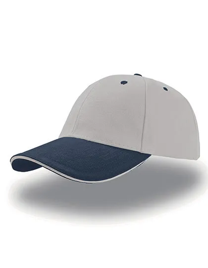 Liberty Sandwich Cap in grey/navy/grey