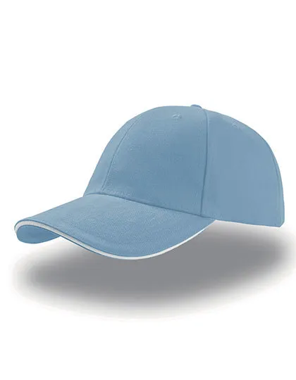 Liberty Sandwich Cap in light blue/white