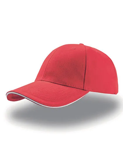 Liberty Sandwich Cap in red/white