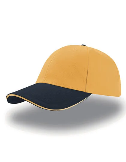 Liberty Sandwich Cap in yellow/navy/yellow