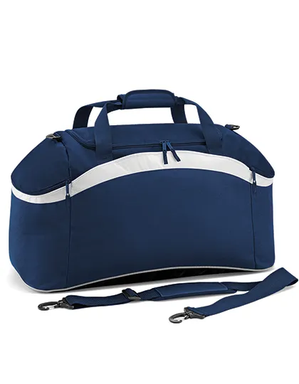Teamwear Holdall in french navy/french navy/white