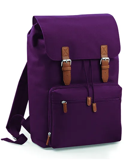 Vintage Laptop Backpack in burgundy