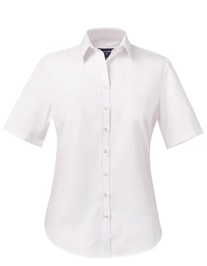 Eos Short Sleeve Blouse in white