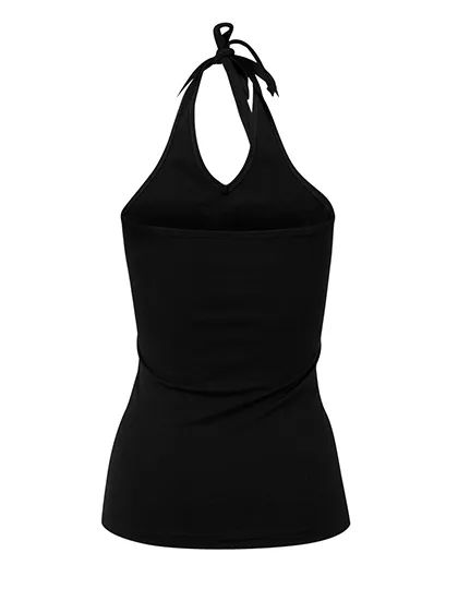 Ladies’ Neckholder Shirt in black