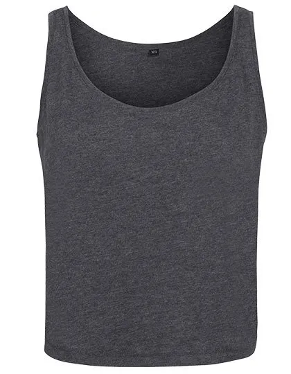 Ladies’ oversized Tanktop in charcoal (heather)