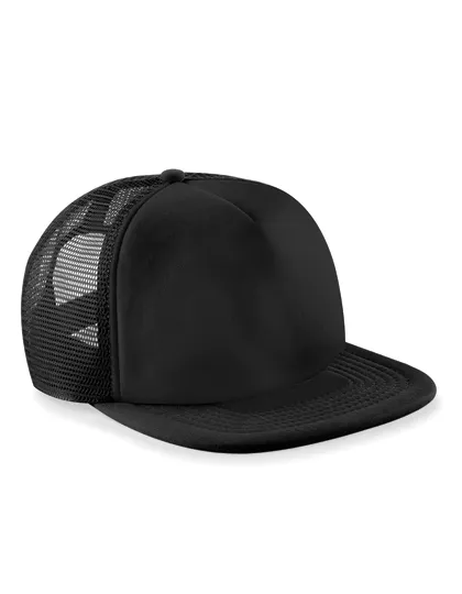 Vintage Snapback Trucker in black/black