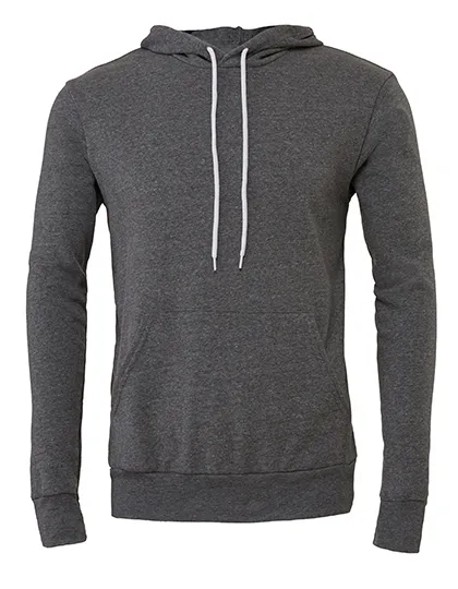 Unisex Pullover Poly-Cotton Fleece Hoodie in deep heather