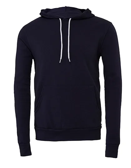 Unisex Pullover Poly-Cotton Fleece Hoodie in navy