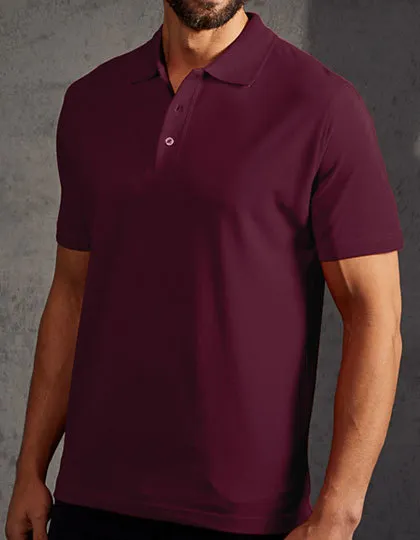 Men’s Superior Polo in burgundy