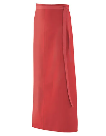 Apron 100 x 100 cm in red
