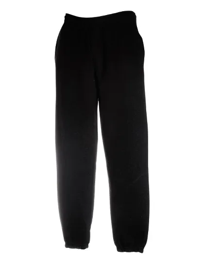 Premium Elasticated Cuff Jog Pants in black