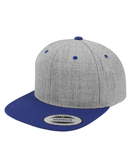 Classic Snapback 2-Tone in heather grey/royal