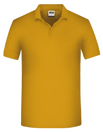 Men’s Bio Workwear Polo in gold yellow