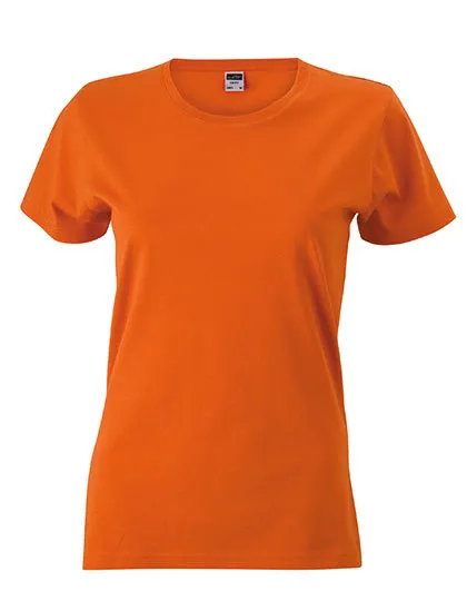Ladies’ Slim Fit-T in dark orange