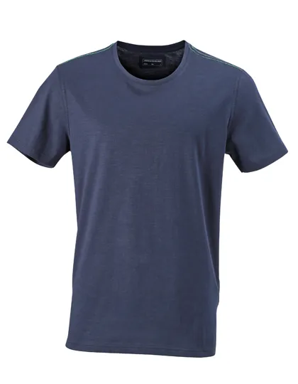 Men’s Urban T-Shirt in navy/fern green