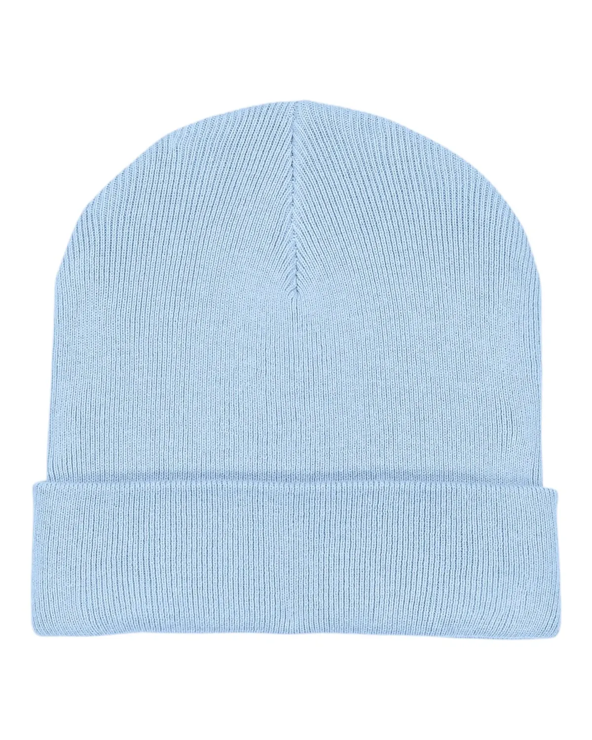 Rib Beanie in blue soul, zonder model