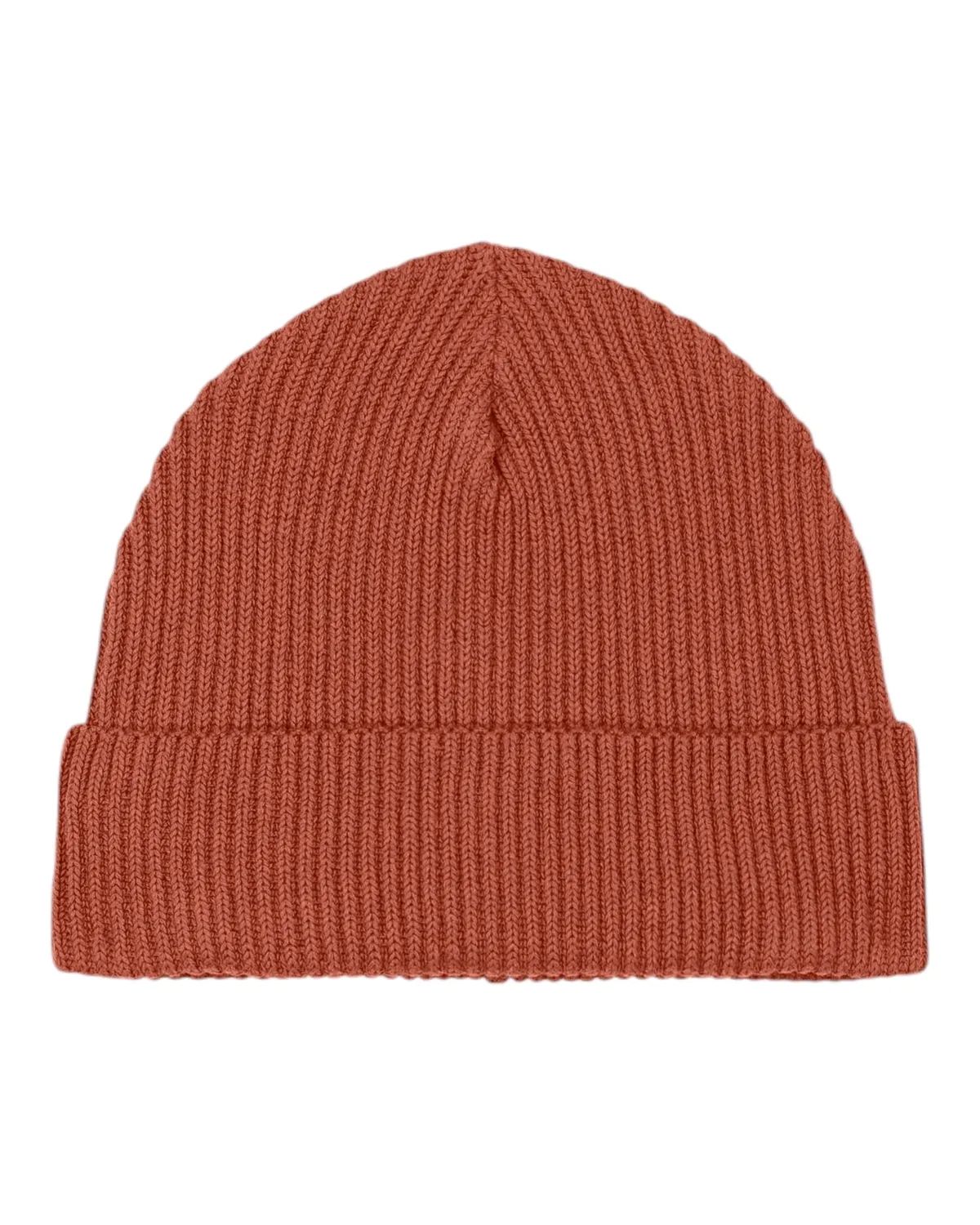 Fisherman Beanie in heritage brown, zonder model