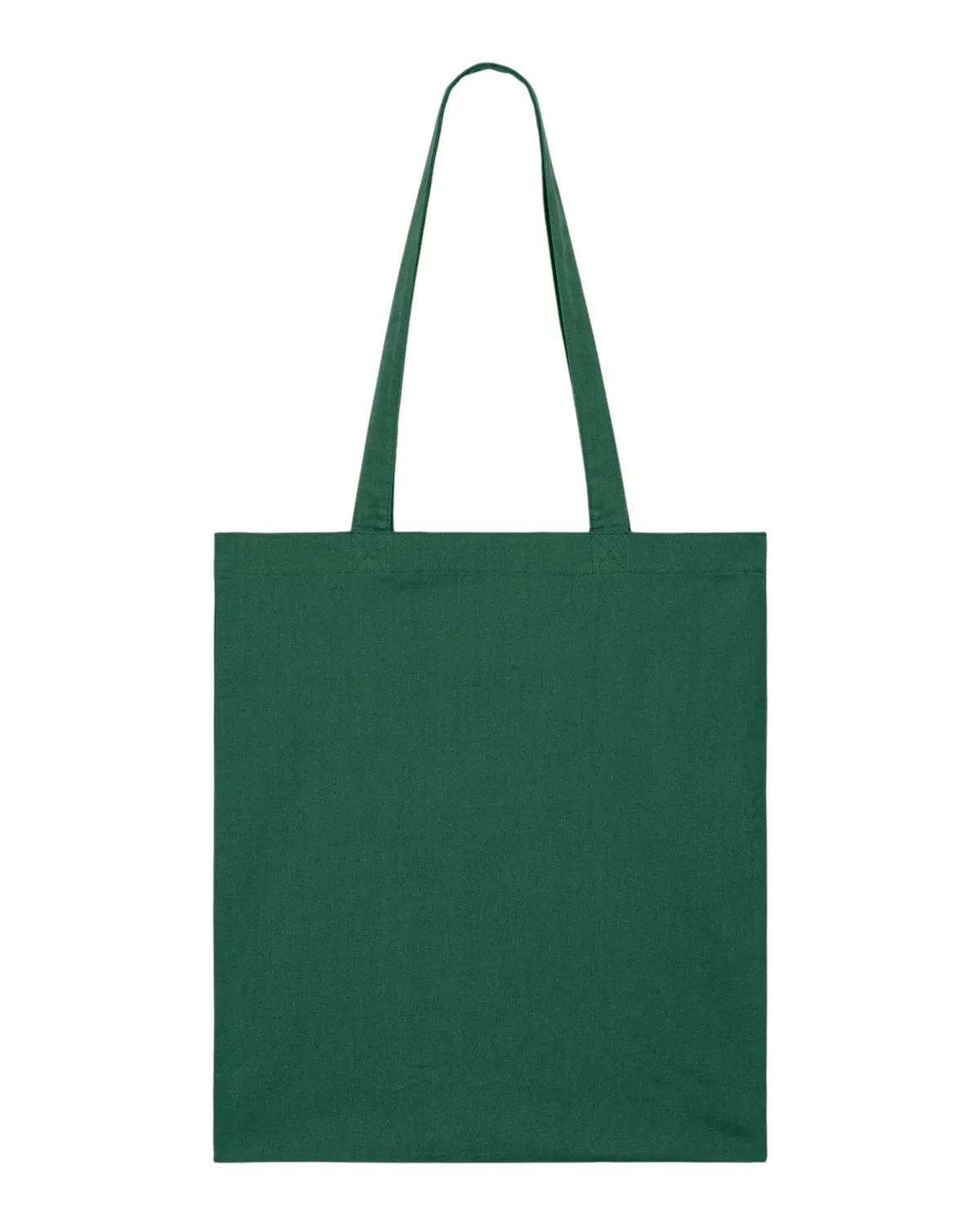 Light Tote Bag in bottle green, zonder model
