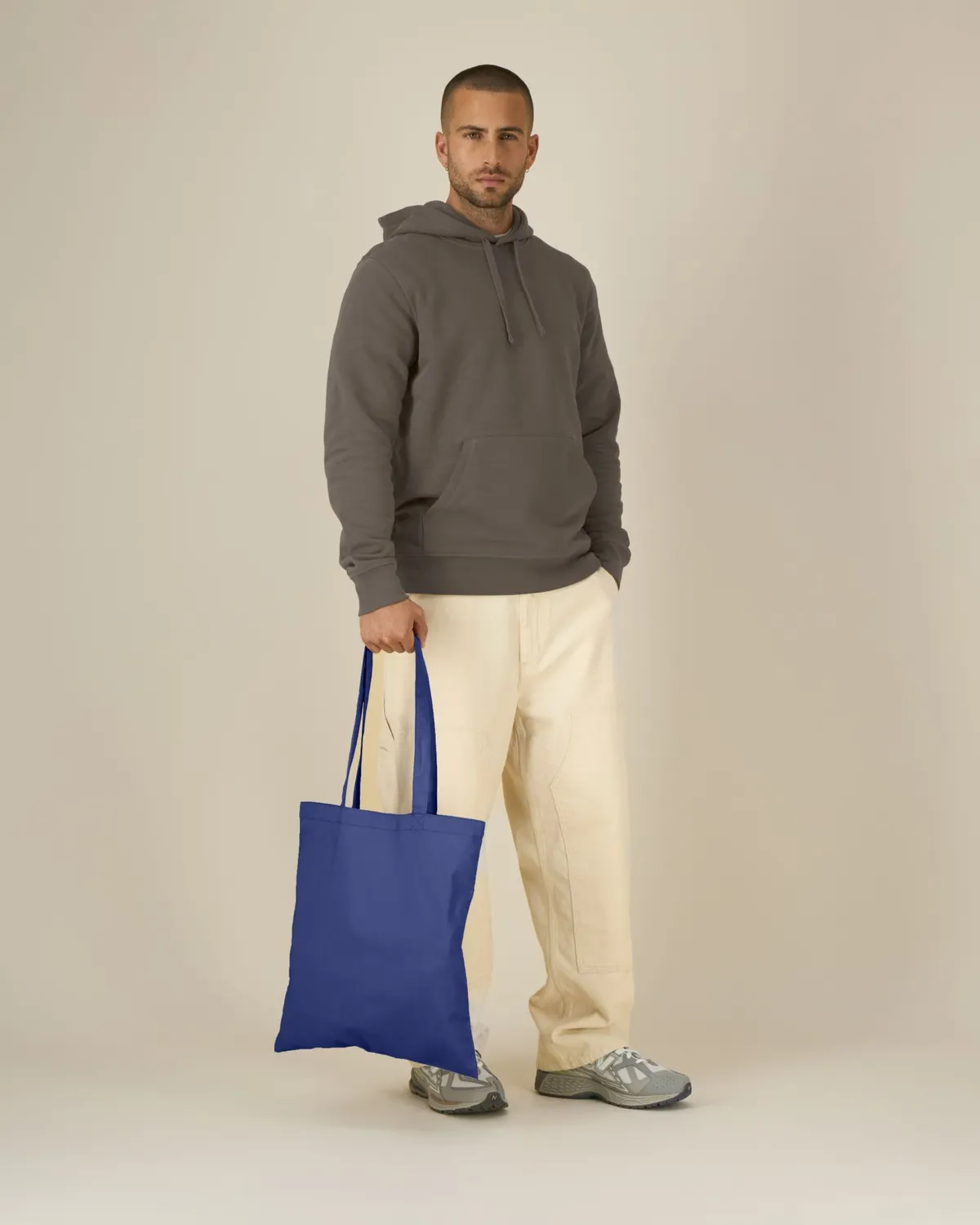 Light Tote Bag in dusk, voorkant