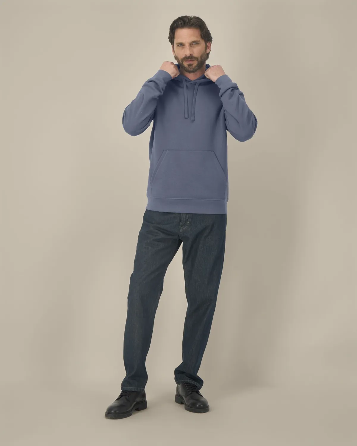 Drummer 2.0 in blue grey, voorkant