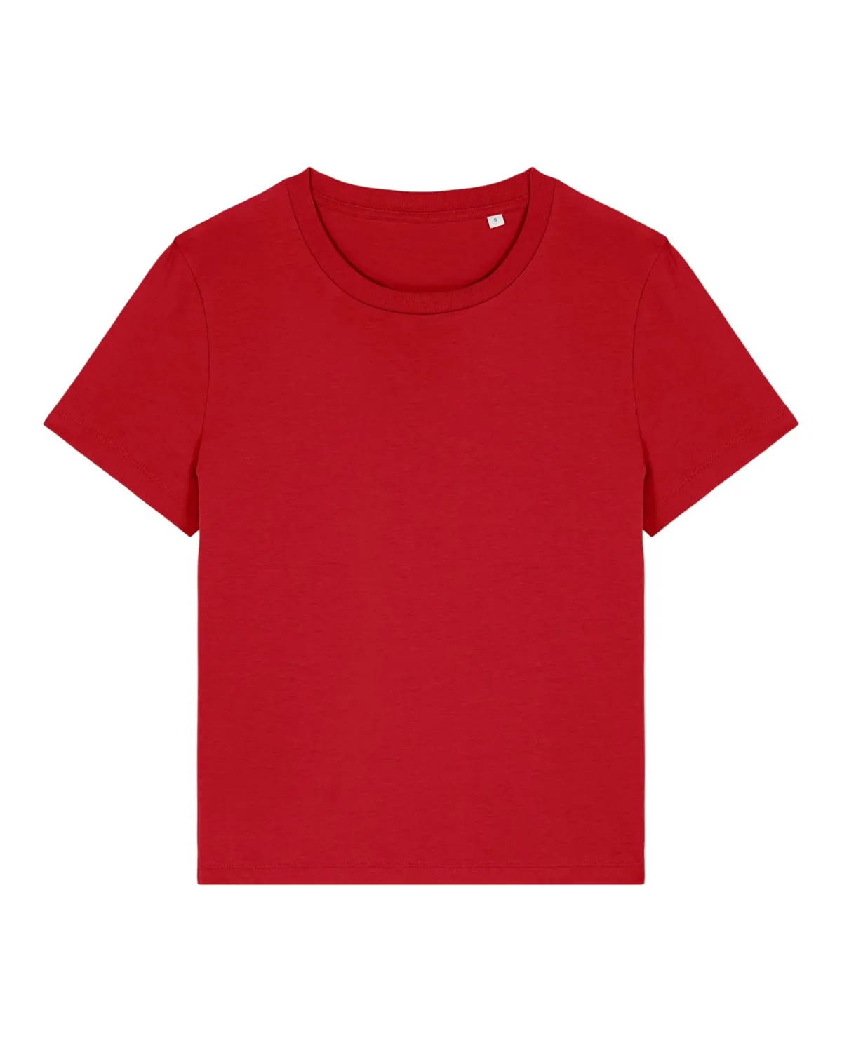 Stella Muser in passionate red, zonder model