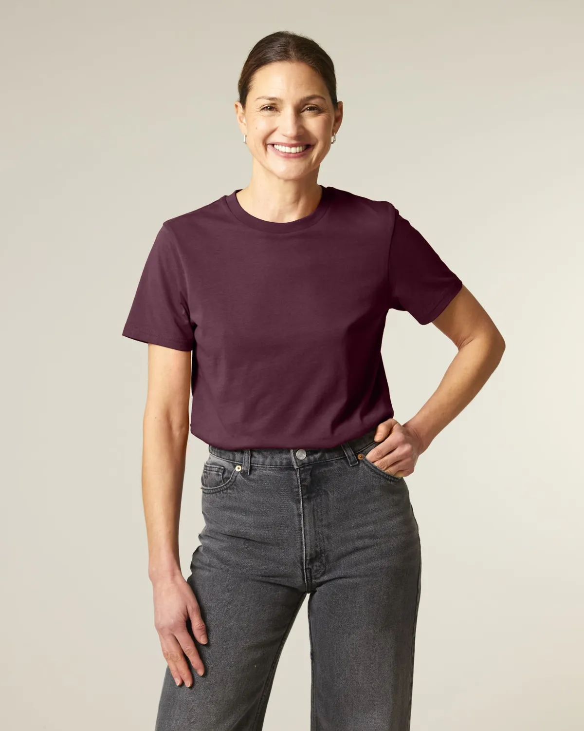 Crafter in deep plum, voorkant