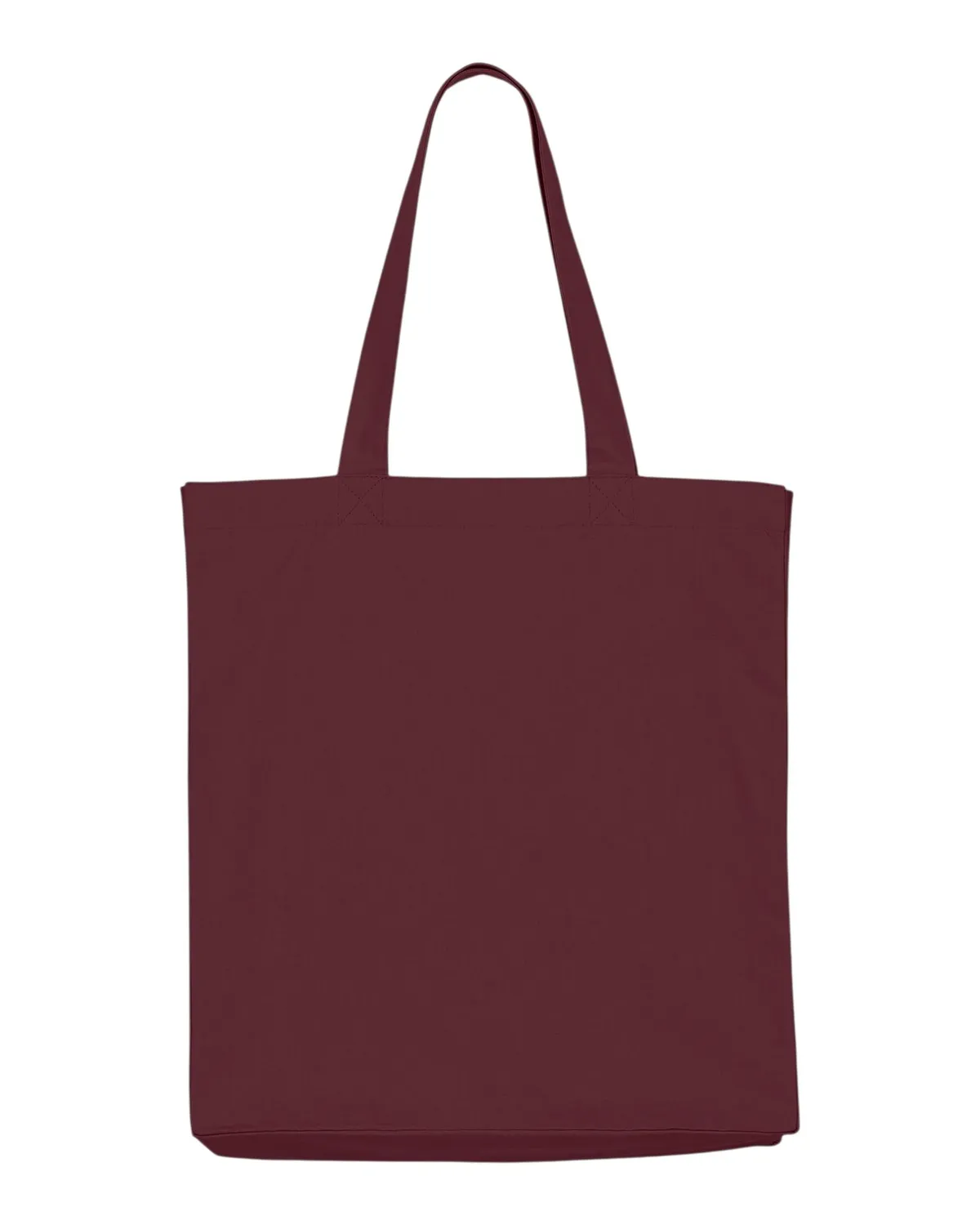 Mid Tote Bag in burgundy, zonder model