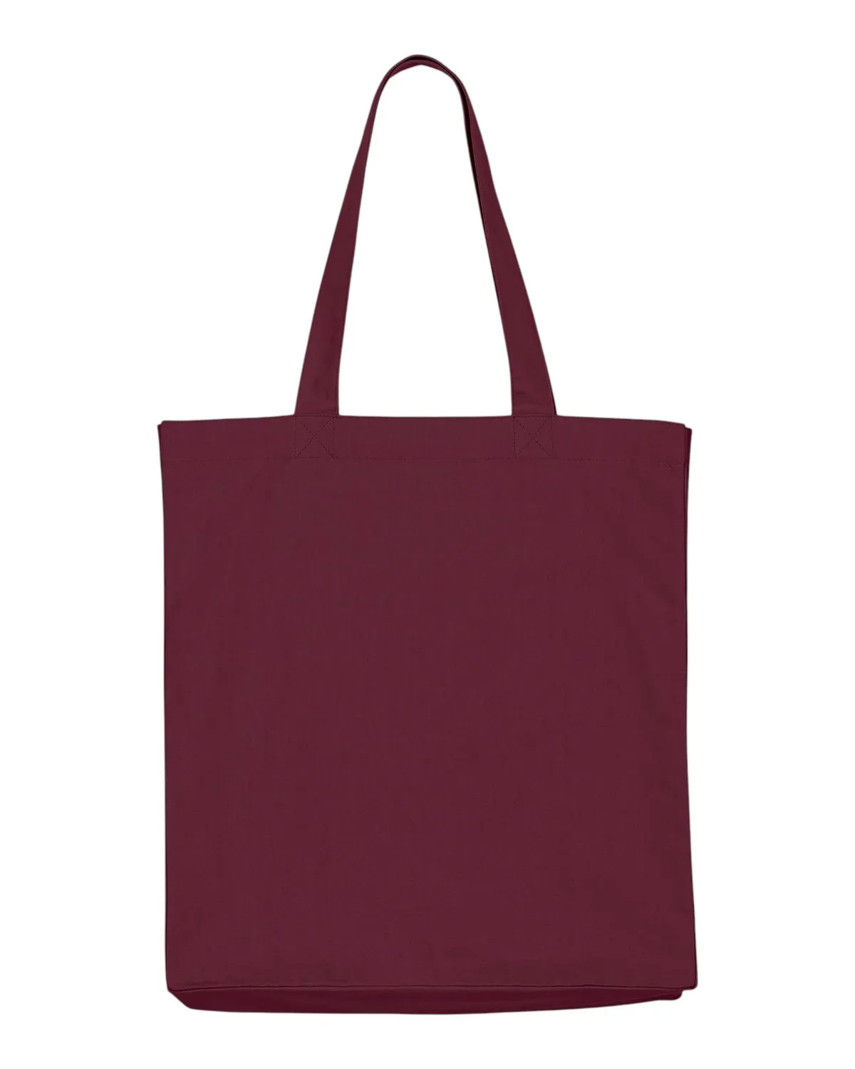 Mid Tote Bag in deep plum, zonder model