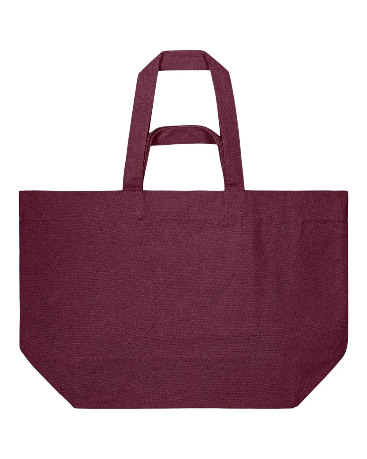 Shopping Bag 2.0 in deep plum, zonder model