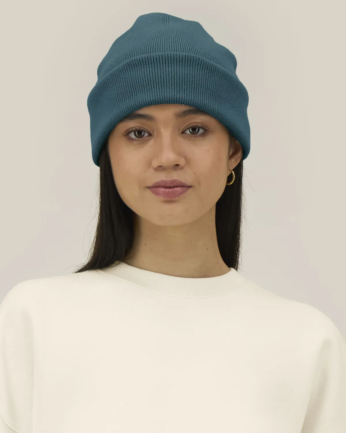 Rib Beanie 2.0 in stargazer, voorkant