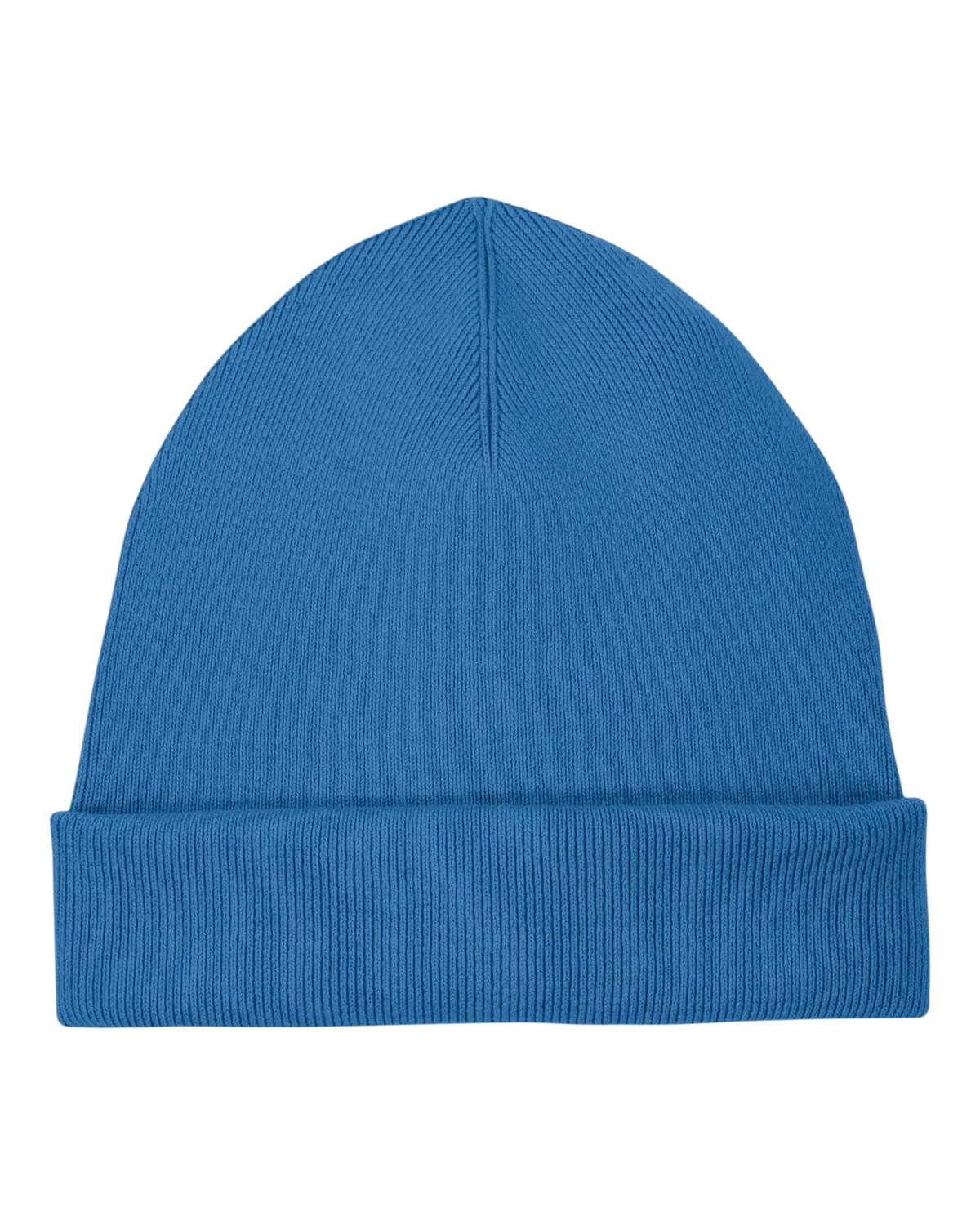 Rib Beanie 2.0 in mindful blue, zonder model