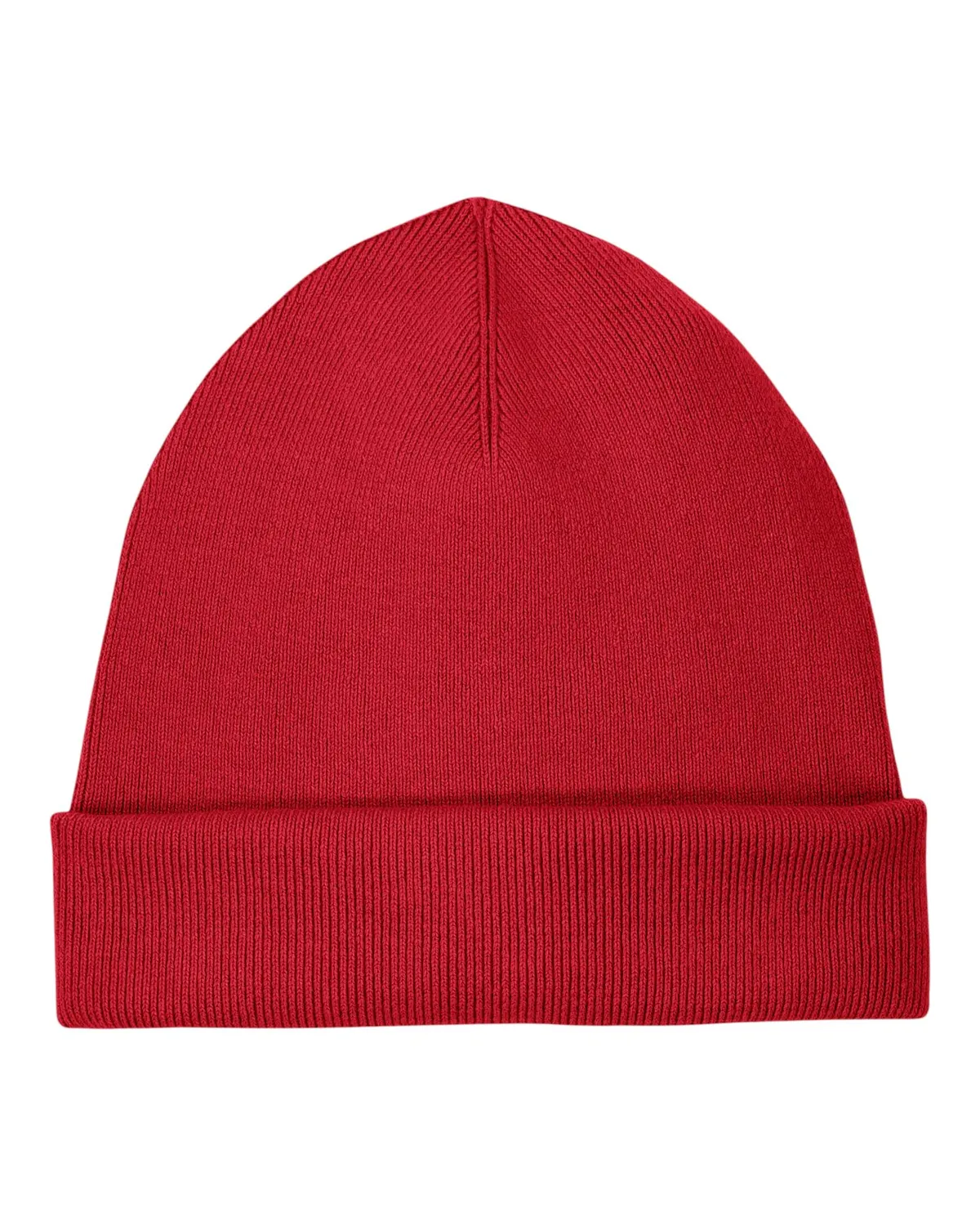 Rib Beanie 2.0 in passionate red, zonder model
