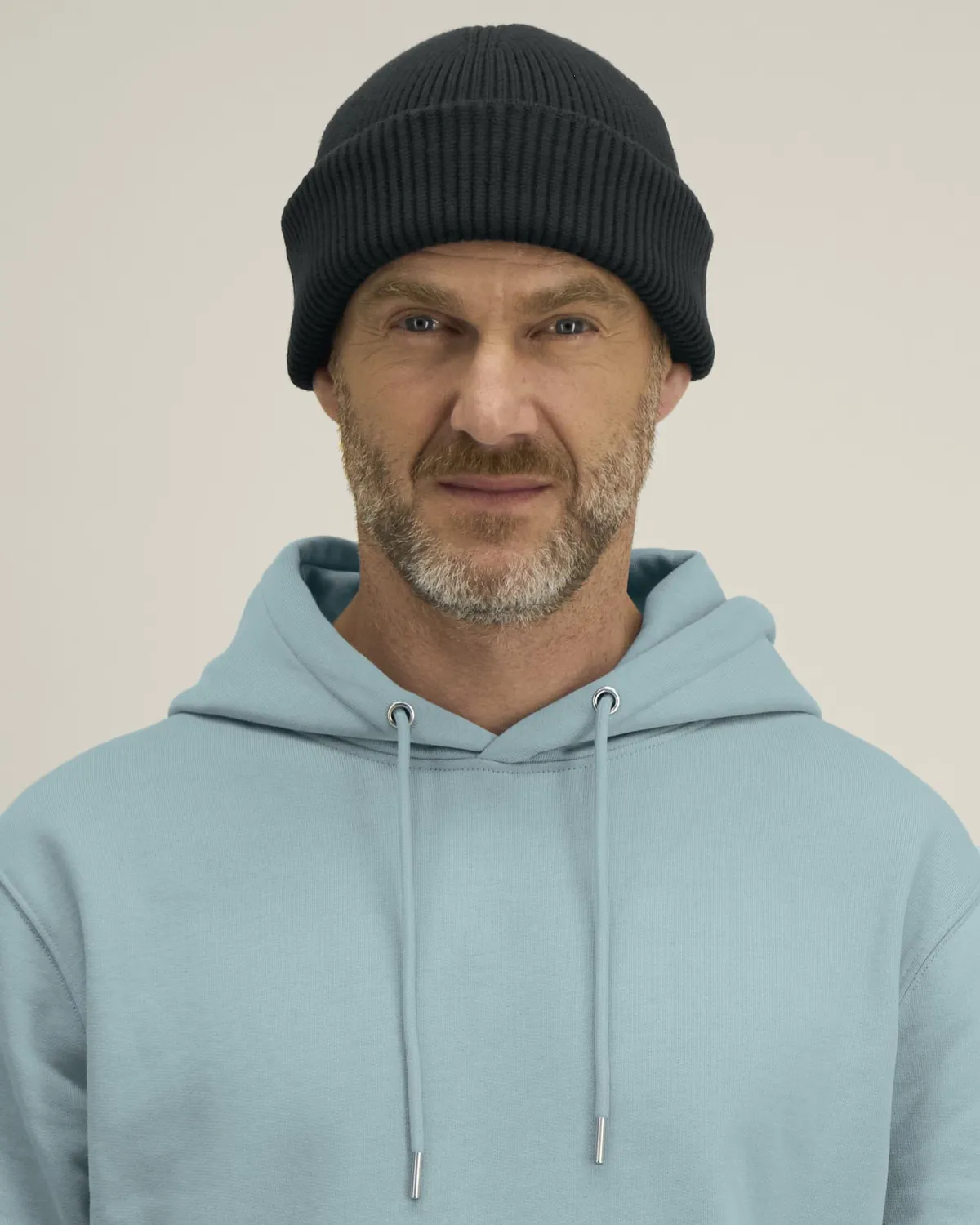 Fisherman Beanie 2.0 in black, voorkant