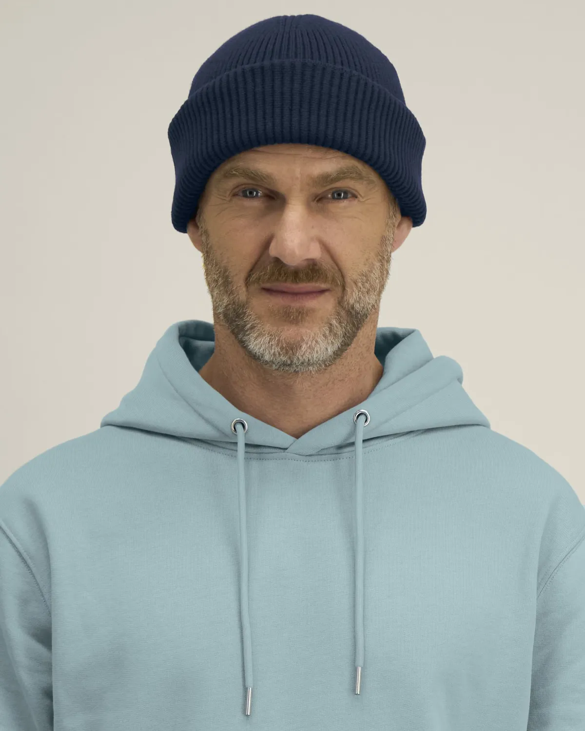 Fisherman Beanie 2.0 in french navy, voorkant