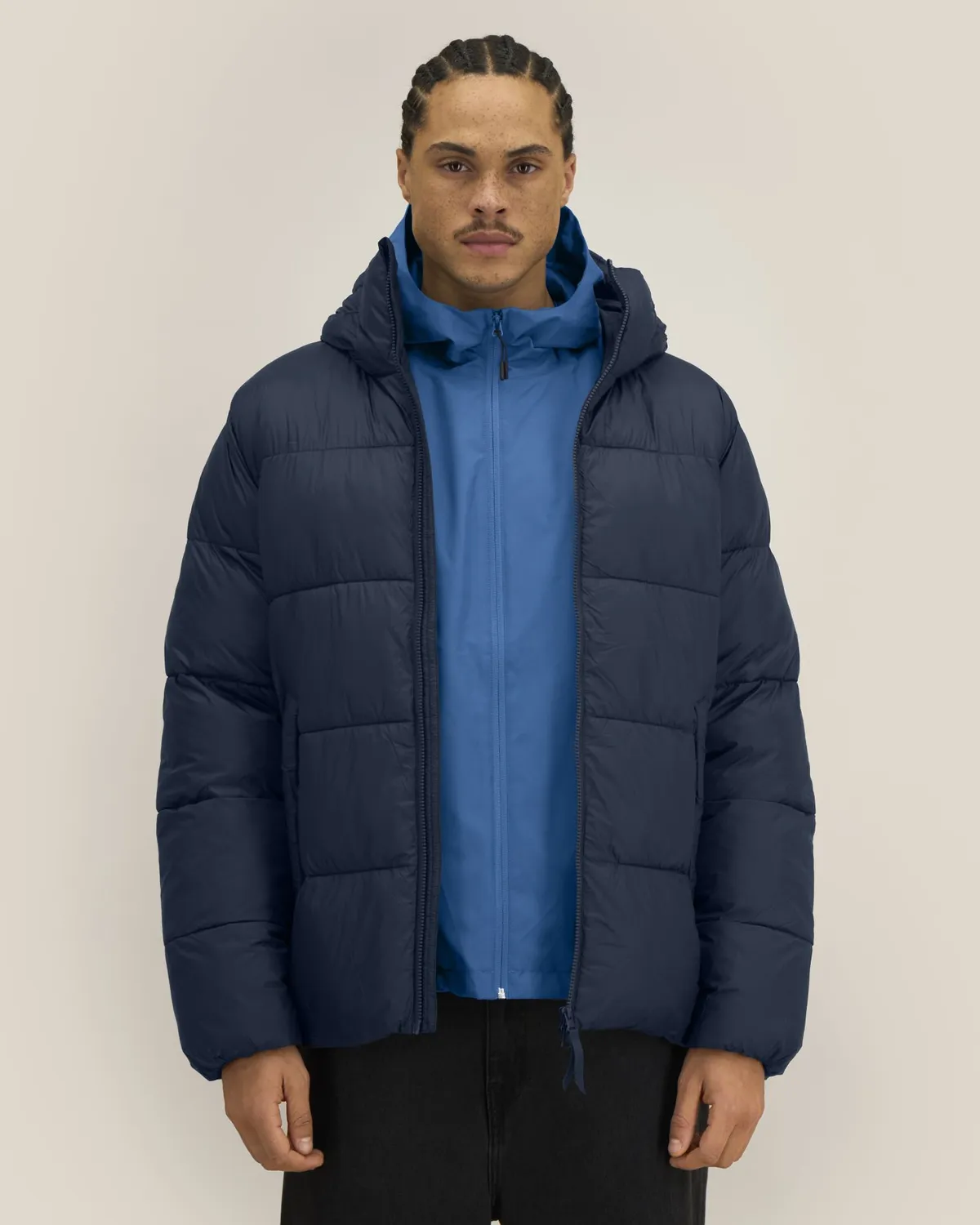 Puffer 2.0 in french navy, voorkant