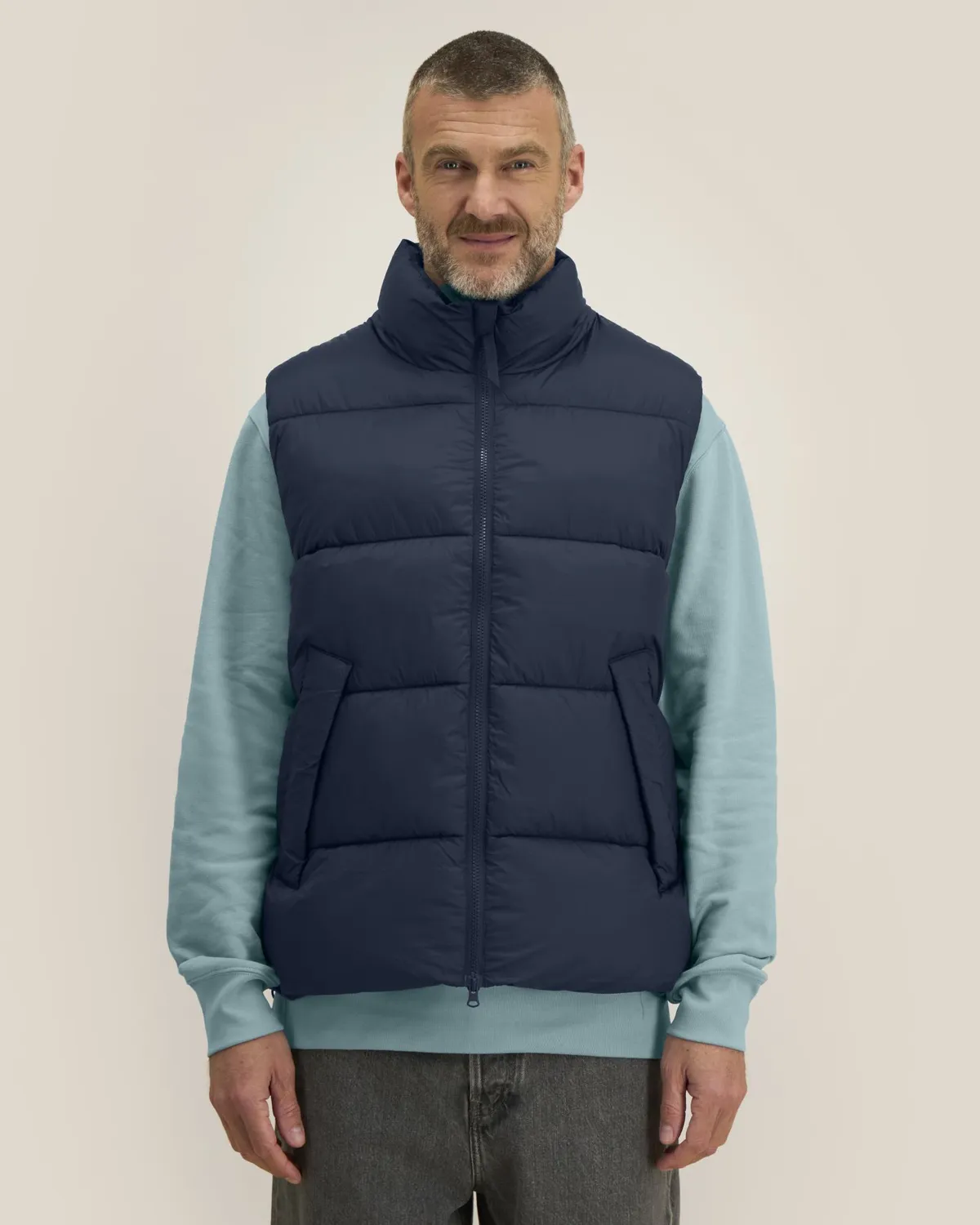 Puffer Gilet 2.0 in french navy, voorkant