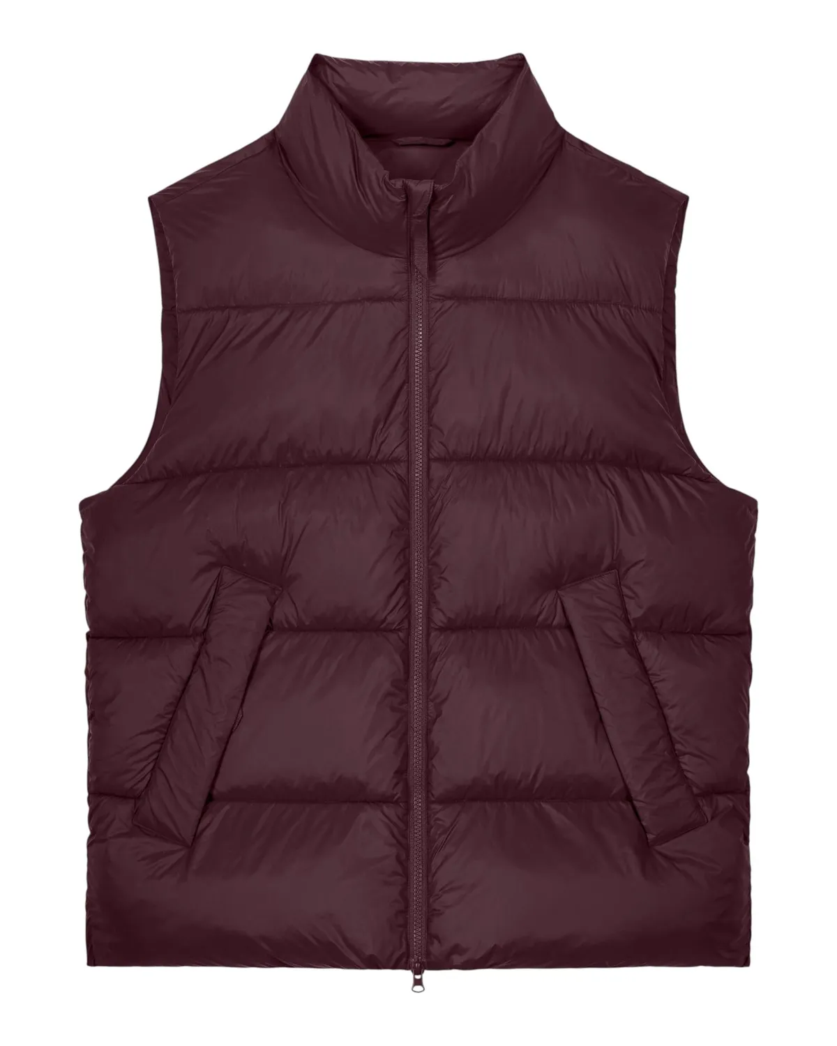 Puffer Gilet 2.0 in red brown, zonder model