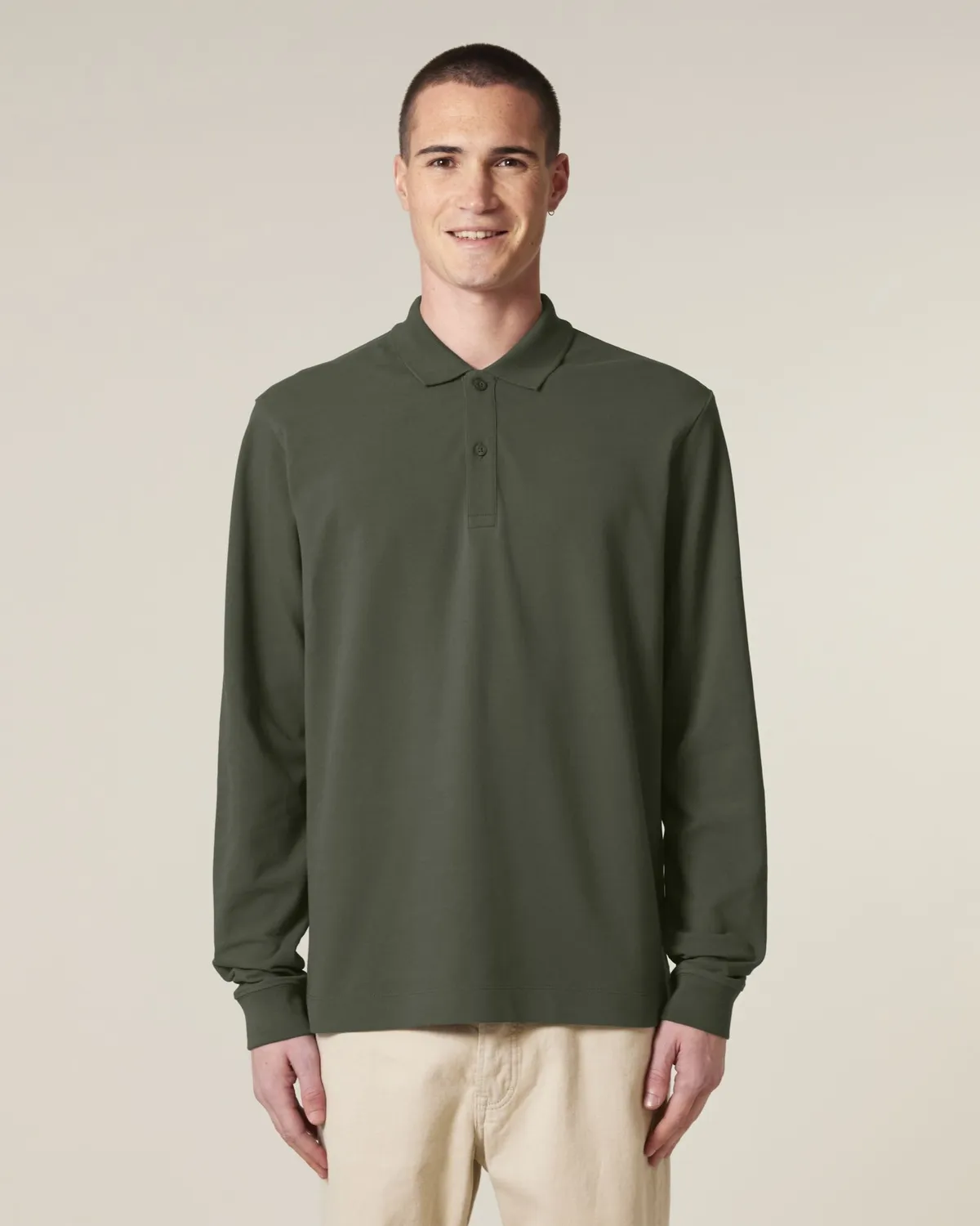 Prepster 2.0 Long Sleeve in khaki, voorkant