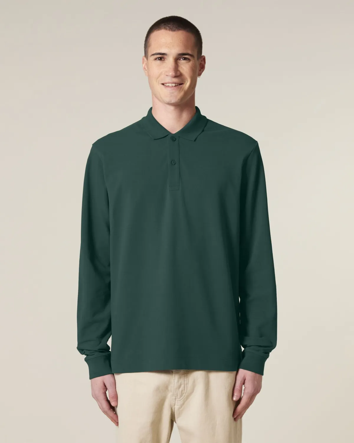 Prepster 2.0 Long Sleeve in glazed green, voorkant