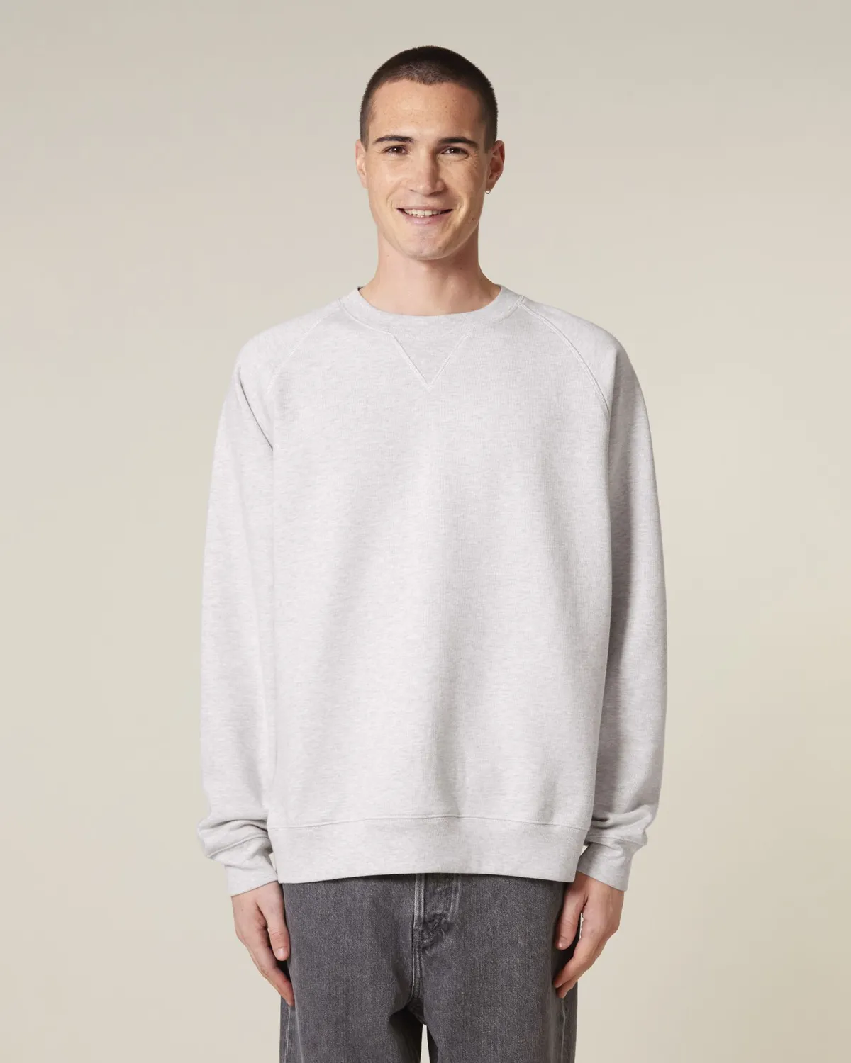 Knoxer in cool heather grey, voorkant