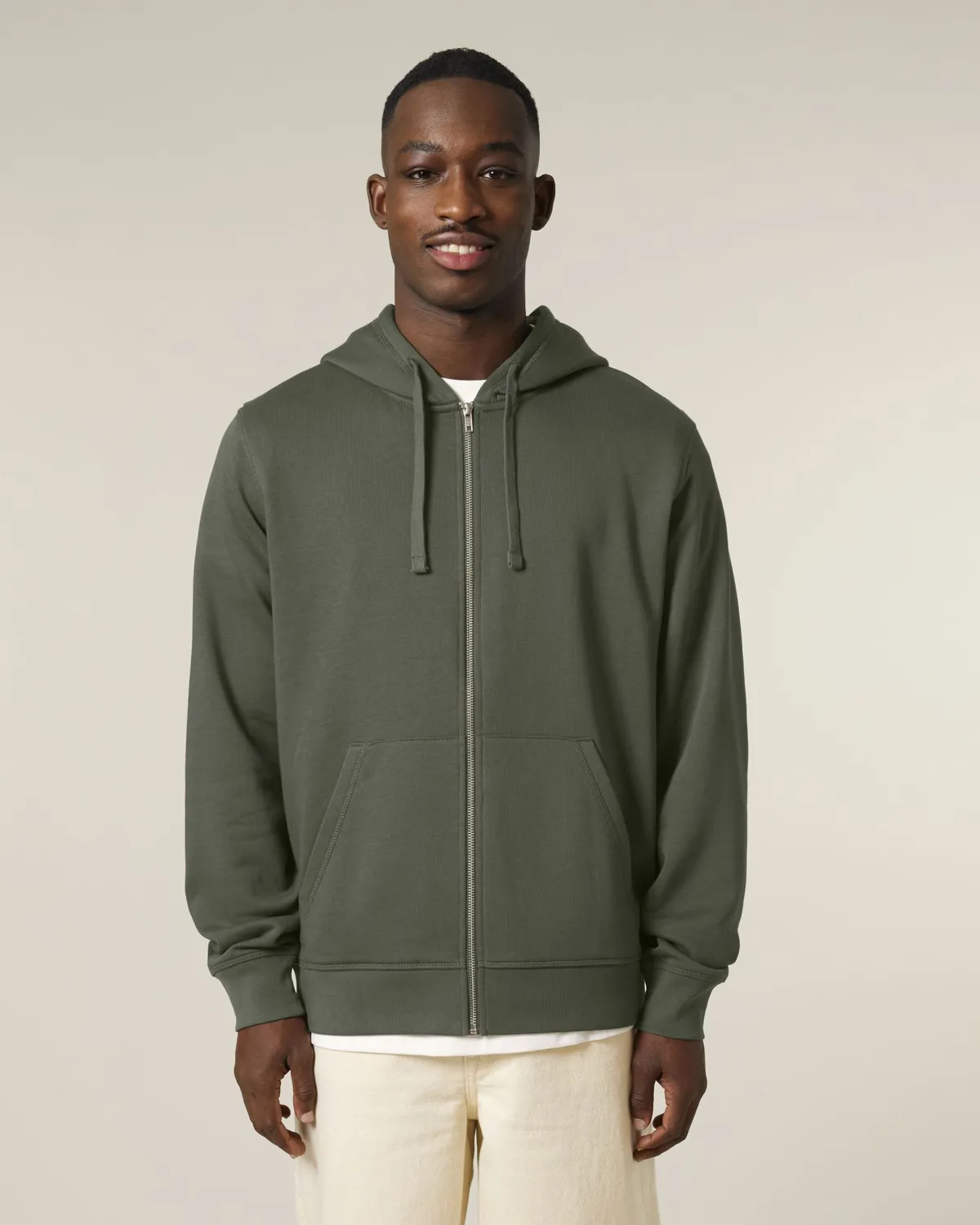 Mixer in khaki, voorkant