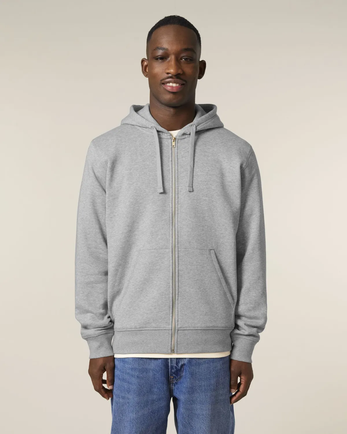 Mixer in heather grey, voorkant