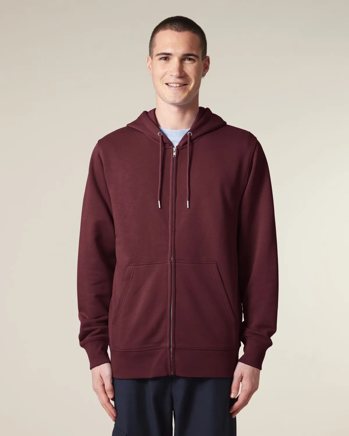 Connector 2.0 in burgundy, voorkant