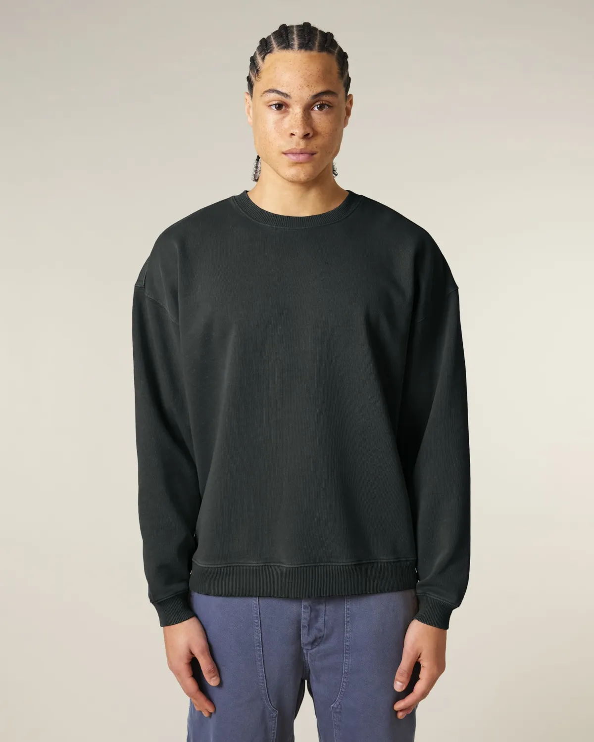 Radder 2.0 Vintage in g. dyed black rock, voorkant