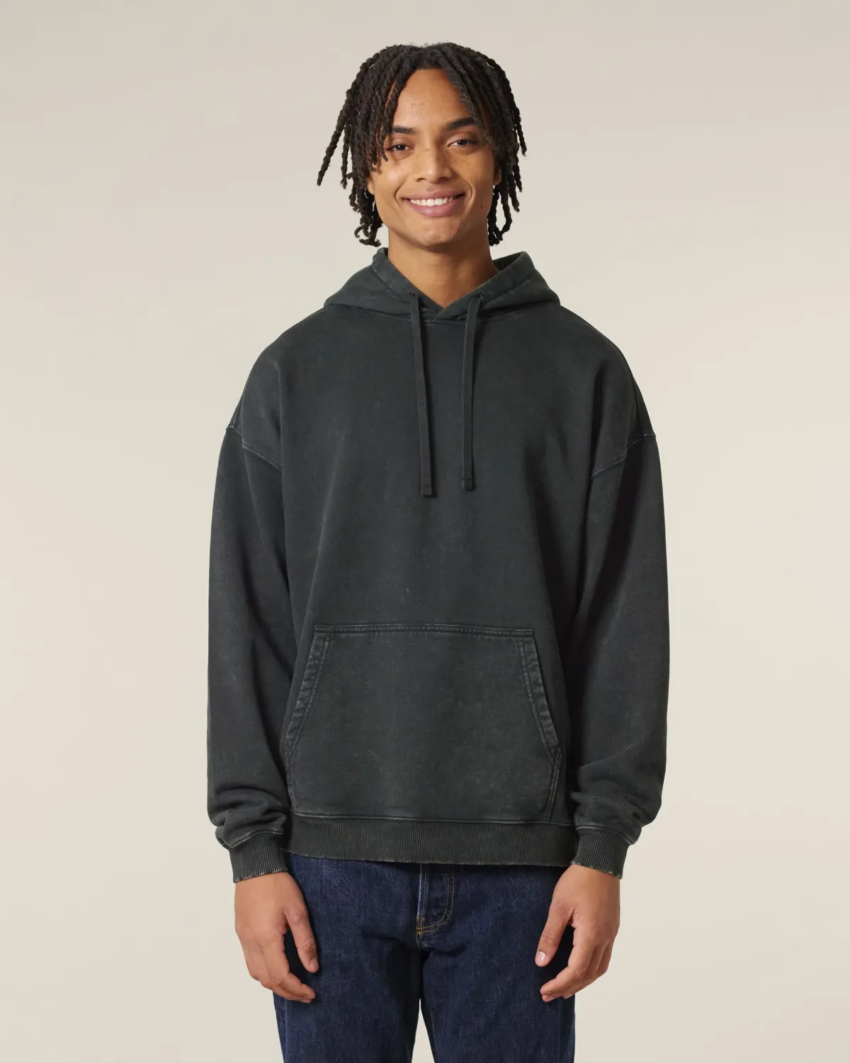Slammer 2.0 vintage in g. dyed black rock, voorkant