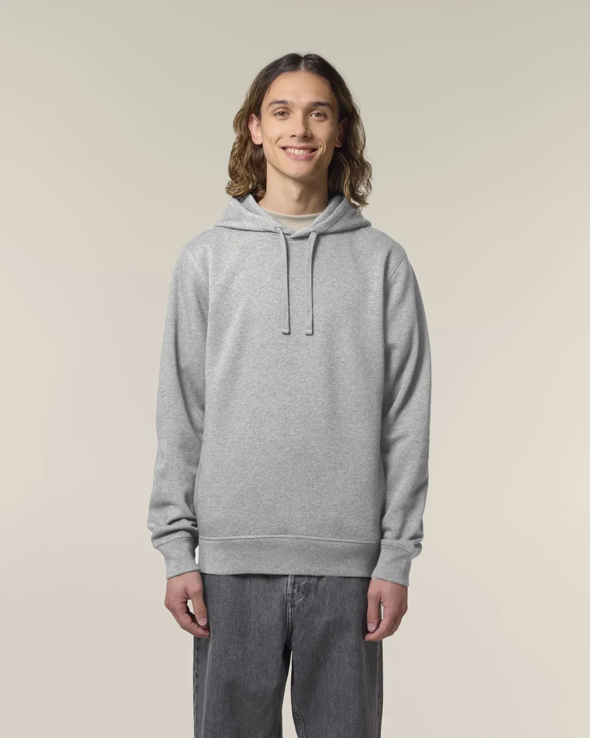 Sounder in heather grey, voorkant