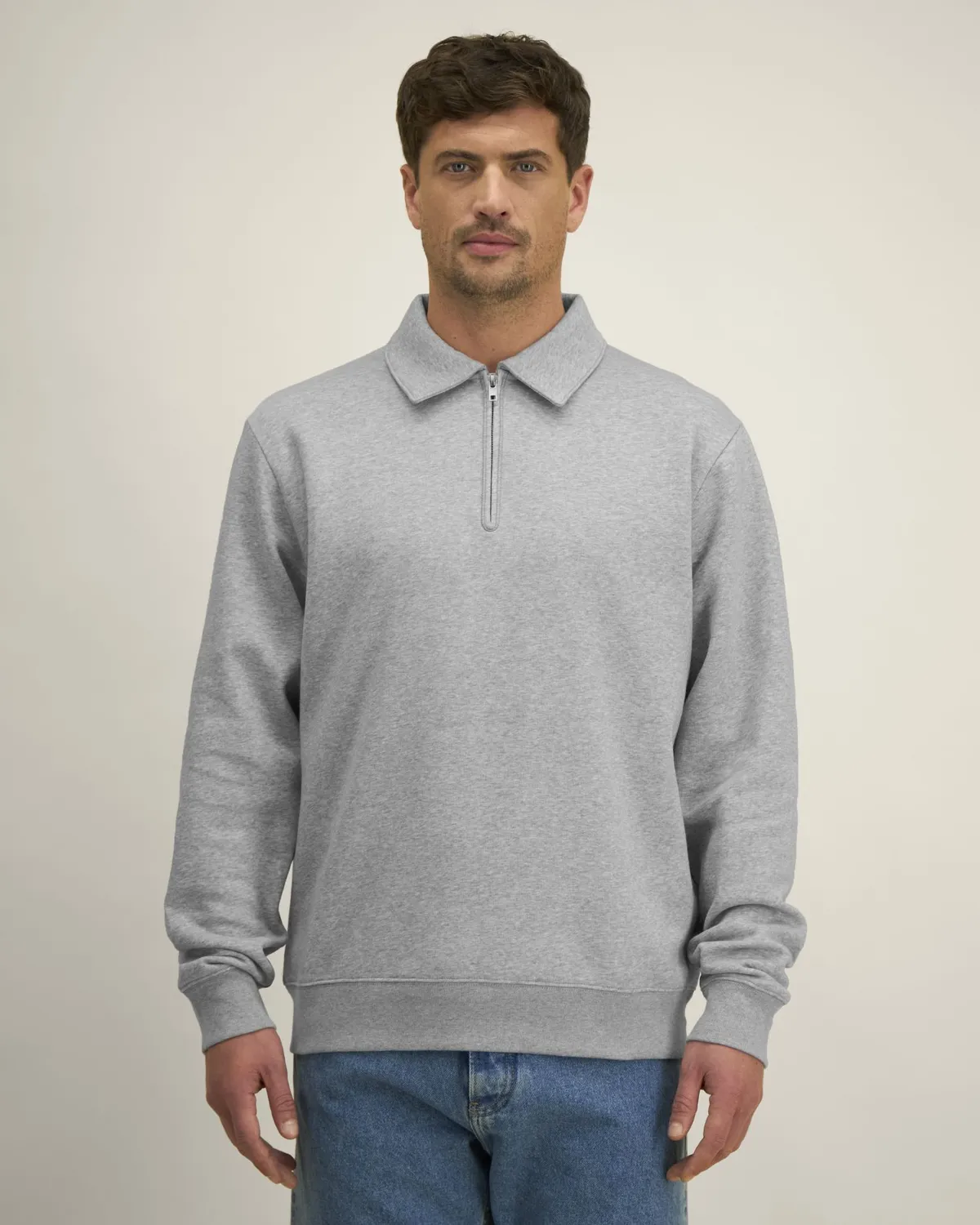 Proper in heather grey, voorkant