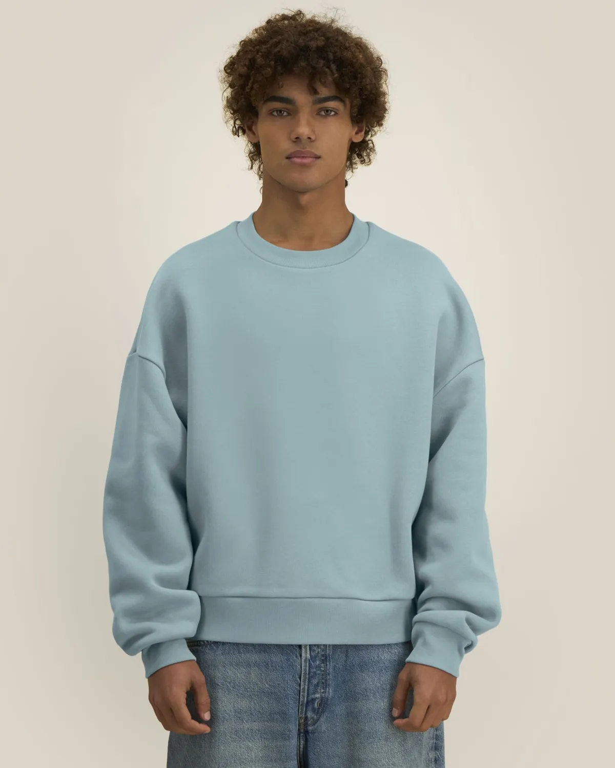 Former in pebble blue, voorkant